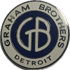 RADIATOR SHELL EMBLEM GRAHAM BROTHERS 57.5mm / 2 1/4"