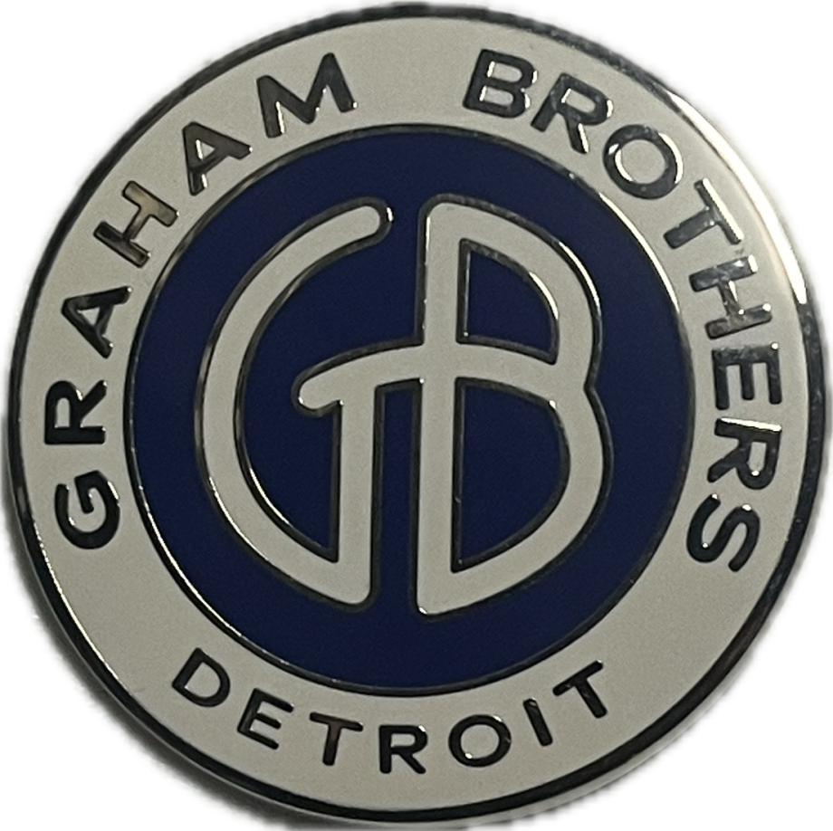 RADIATOR SHELL EMBLEM GRAHAM BROTHERS 57.5mm / 2 1/4"